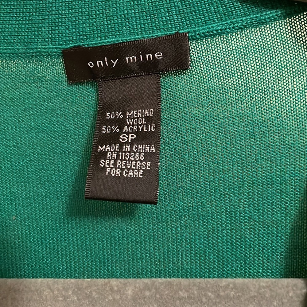 Only mine green cardigan - Picture 3 of 5